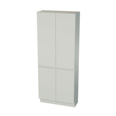 Nemo Spring Fortitudo Tre kolomkast B800 x H2000 x D340 mm 4 deuren Geintegreerde greep kleur wit