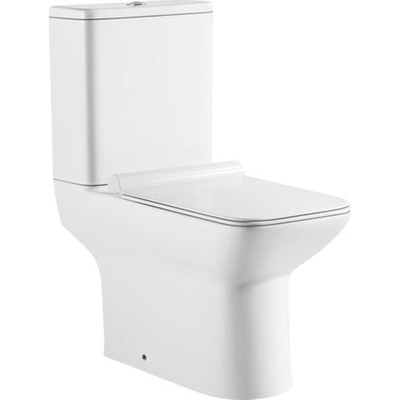 GO by Van Marcke Ike PACK Staand Toilet - H(PK) uitgang - reservoir Geberit - spoelmechanisme 36L - vierkant - softclose - takeoff - porselein - wit