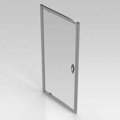 GO by Van Marcke Belo draaideur 900x1900mm 6mm easy clean glas profielen aluminium verchroomd