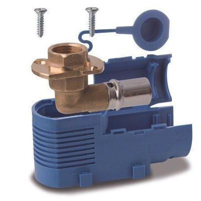 Nemo Skill Systempex enkele inbouwdoos sanitair met persstuk D 16 mm 12F enkel sanitair