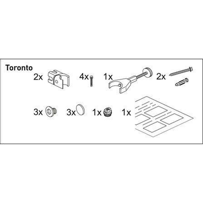Nemo Spring bevestigingsset voor Nemo Spring Toronto