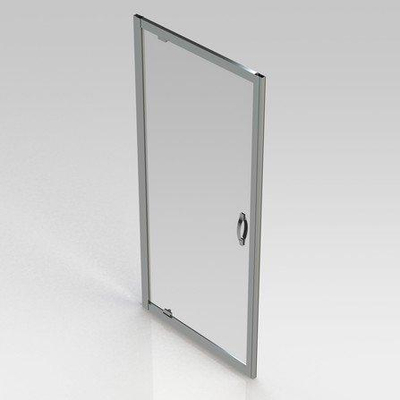 GO by Van Marcke Belo draaideur 900x1900mm 6mm easy clean glas profielen aluminium verchroomd