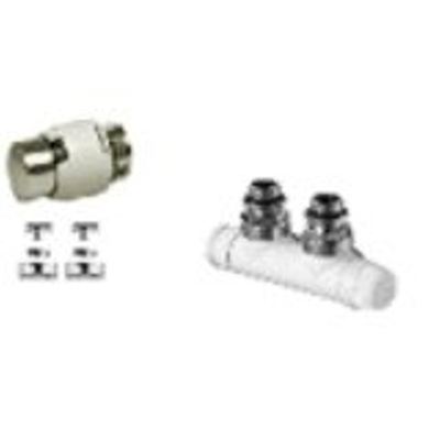 Honeywell Thera designset haaks rechts met 2 kopp.m24x16 coax wit