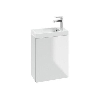 Nemo Start Alba vestiaire 1 deur push to open omkeerbaar 200 x 400 x 500 mm hoogglans wit