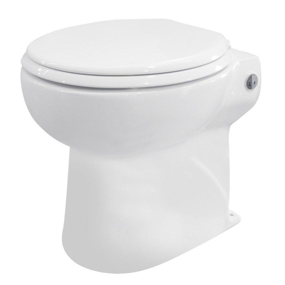GO by Van Marcke staand toilet met vermaler met dubbele spoeling 2/44 Liter met zitting