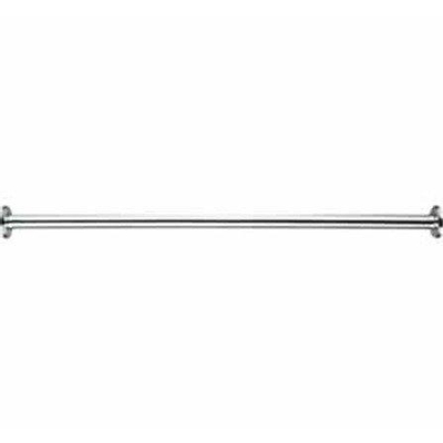 Nemo douchegordijnstang 200cm recht diameter 2.5cm messing verchroomd