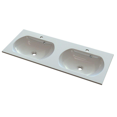 Nemo Start Neva meubelwastafel kunstmarmer 1200x500x15 mm wit