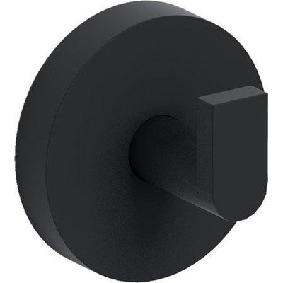 Clou Flat handdoekhaak 4.8x4.8cm 2 stuks Zwart mat