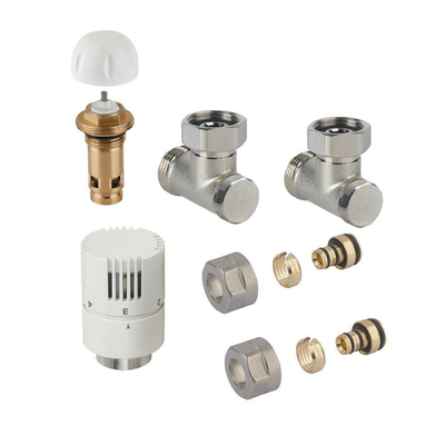 Nemo Start radiatorkraan – voor horizontale paneelradiatoren Multicompact - wit