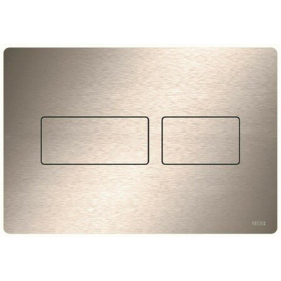 Tece Tecesolid bedieningsplaat - 22x15cm - duospoeltechniek - geborsteld RVS