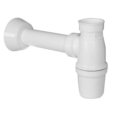 Nemo Go sifon voor lavabo zonder plug wit 6/4x D40