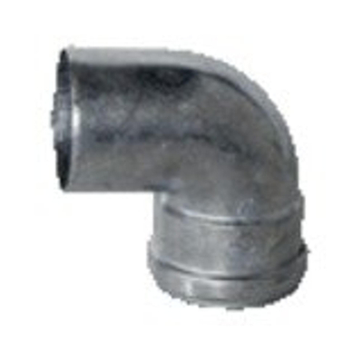 Burgerhout BM FIX Dikwandige aluminium afvoerbocht 45 graden 100mm