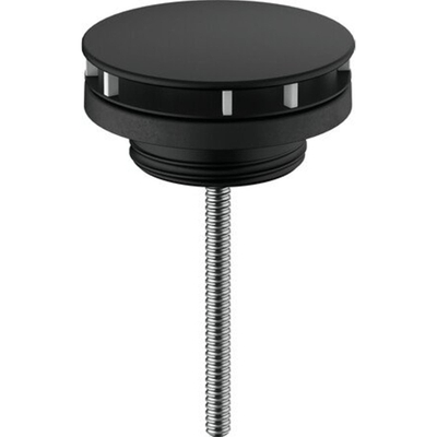 Hansgrohe Universeel afvoerplug voor wastafel/bidet mat zwart