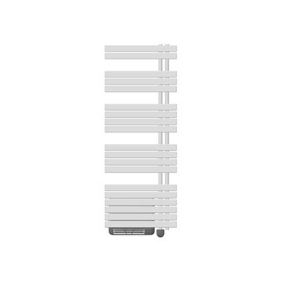 Nemo Spring Modena Air elektrische handdoekradiator -141.8x55cm - 750W - met voorgemonteerde booster van 1000W - Wit