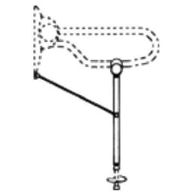 Handicare Handicare Linido hulppoot voor opklapbare beugel wit