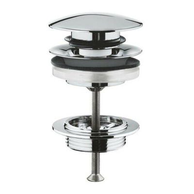 GROHE klikwaste afvoerplug 5/4" push to open chroom