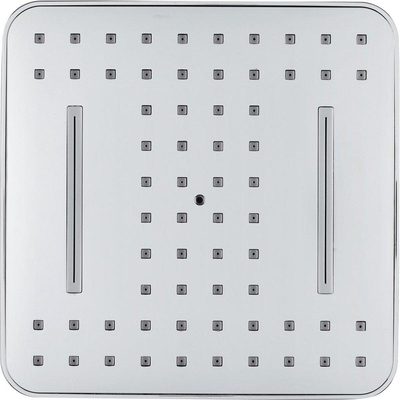 GO by Van Marcke Bisa hoofddouche 12 1 jet 200 x 200 mm antikalk membraan universele aansluiting 1/2 voor wandmontage