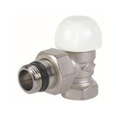 Go by Van Marcke thermostatische radiatorkraan voor stalen buizen haaks aansluiting 1/2 F met zelfafdichtend aansluiting staartstuk B
