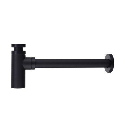 GO by Van Marcke Helene Sifon - bekersifon - 5/4 - mat zwart