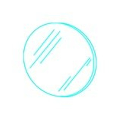 GO by Van Marcke Start Risata spiegel rond 50cm