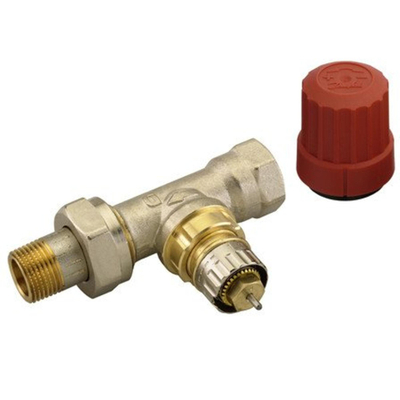 Danfoss radiatorafsluiter met voorinstelling 1 recht Kvs = 140 m3/h RA N25