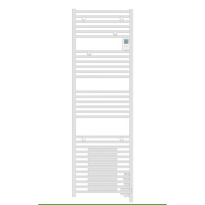 Go by Van Marcke Doris elektrische handdoekradiator 183,7x55cm 2000 watt met ventilator en digitaal bedieningspaneel wit