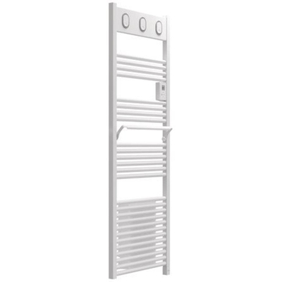 Sauter Marapi2 elektrische handdoekradiator 1750W met ventilator 1000W wit thermostaat met weekprogramma boostfunctie