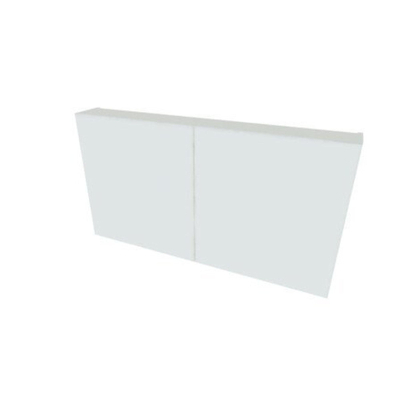 Nemo Spring Nebulo spiegelkast B1200 x H650 x D178 mm 2 deuren glazen leggers met stopcontact zonder schakelaar kleur Minnesota Oak Chocolat