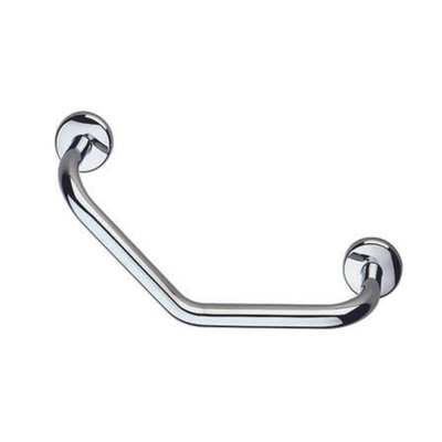 Nemo Spring Sano handgreep linksrechts hoekig wandmontage 431 x 221 x 98 mm messing verchroomd