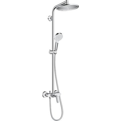 Hansgrohe Crometta s 240 1jet showerpipe met douchekraan chroom OUTLETSTORE