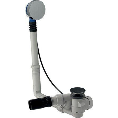 Geberit Badafvoergarnituur - draaibediening d5.2 - lengte 32cm - afwerkset - afvoerbuis kogelgewricht - glans verchroomd