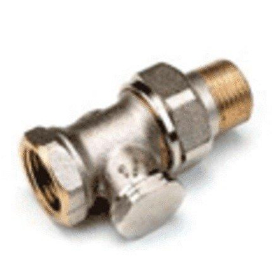 Comap Sar voetventiel vernikkeld recht 3/8 Kvs = 1,55 m3/h