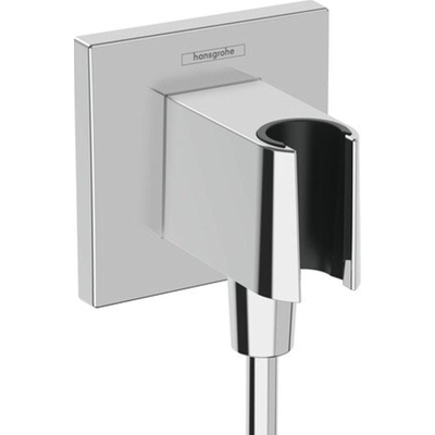 Hansgrohe Fixfit handdouchehouder incl. muuraansluitbocht chroom