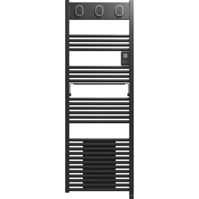 Sauter Marapi2 elektrische handdoekradiator 1750W met ventilator 1000W antraciet thermostaat met weekprogramma boostfunctie