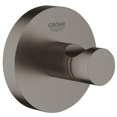GROHE Essentials Handdoekhaak - rond - brushed hard graphite