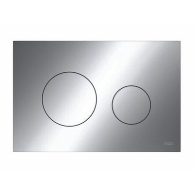 Tece TeceLoop wcbedieningsplaat van kunststof voor duospoeltechniek 220 x 150 x 5 chroom glanzend OUTLETSTORE