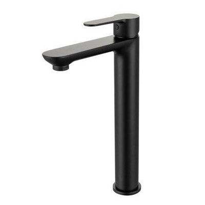 GO by Van Marcke Helene Wastafelmengkraan - eengreeps - verhoogd - 30.8cm - keramische schijven - mat zwart