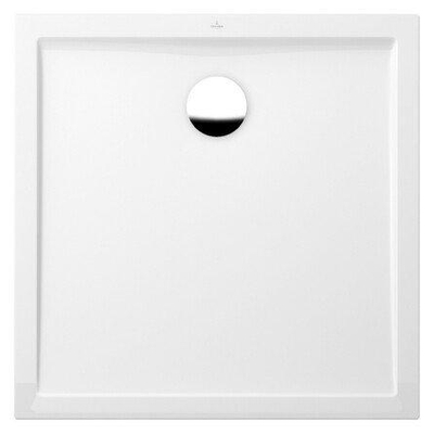 Villeroy & Boch Futurion Flat douchebak quaryl vierkant 90x90x2,5cm wit