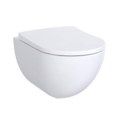 Geberit Acanto hangtoilet diepspoel zonder spoelrand 456l wit zonder wczitting