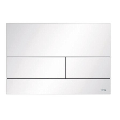 Tece TeceSquare II bedieningsplaat duospoeltechniek kleur mat wit 220 x 150 x 3 mm