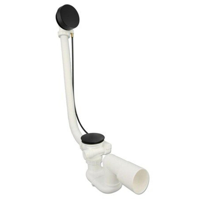 Xenz badafvoer en overloopcombinatie mat zwart