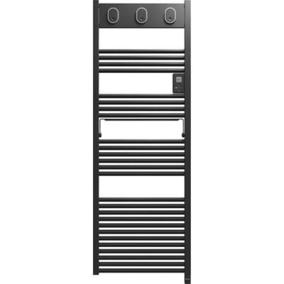 Sauter Marapi2 elektrische handdoekradiator 750W antraciet thermostaat met weekprogramma boostfunctie