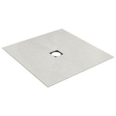 Wedi Fundo primo top doucheplaat 90x90cm afvoer centraal wit