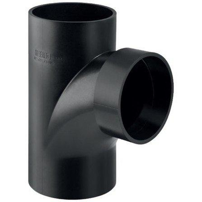 Geberit afvoer PE fitting T stuk 88° hydraulische vormgeving 110X110