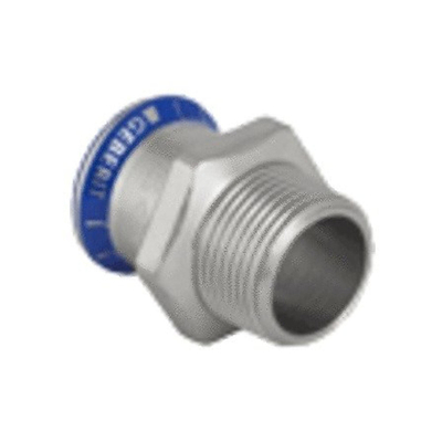 Geberit Mapress rvs puntstuk RVS 316 bu.dr. 3/4"bux22mm