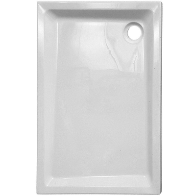 Nemo Spring Horus douchebak 140x100x4.5cm afvoer D90 zonder potenstel acryl wit