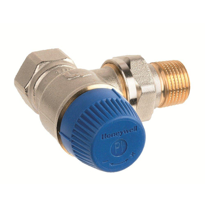 Honeywell HomeKombi-TRVthermostatische radiatorafsluiter drukonafhankelijk haaks1/2