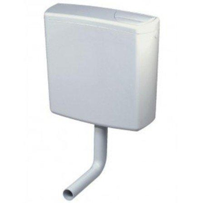 Geberit Twico laaghangend reservoir met 2 delige bedieningsknop wit OUTLETSTORE