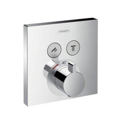 Hansgrohe ShowerSelect afbouwdeel voor inbouwkraan thermostatisch met omstel chroom OUTLETSTORE