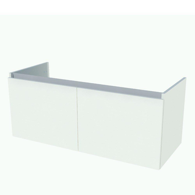 Nemo Start Tempus onderbouwkast 1200 x 500 x 495 mm 2 deuren greeploos kleur wit